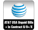 AT&T USA Unpaid Bills 8/8+/X